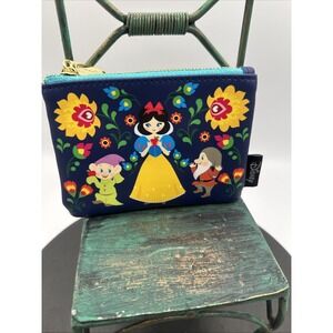 Disney Loungefly Women's Kid's Card Case Wallet Snow White Floral 2023 NWOT HTF